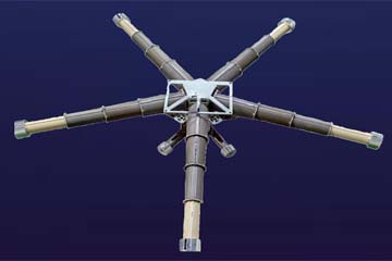 fixwing uav component-antenna automatic telescoping mechanism